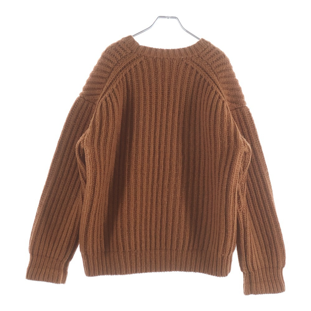 AURALEE(オーラリー) SUPER MILLED RIB KNIT スーパーミルド リブ ニット セーター ニット オレンジ A7AP03RW