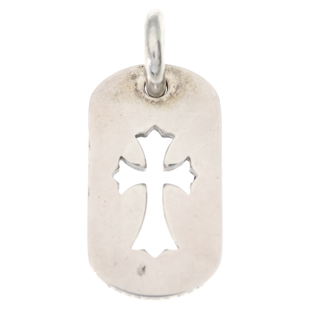 CHROME HEARTS(クロムハーツ) D TAG SML CO CRS カットアウトクロスドッグタグ スモール ペンダントトップ シルバー BCA242