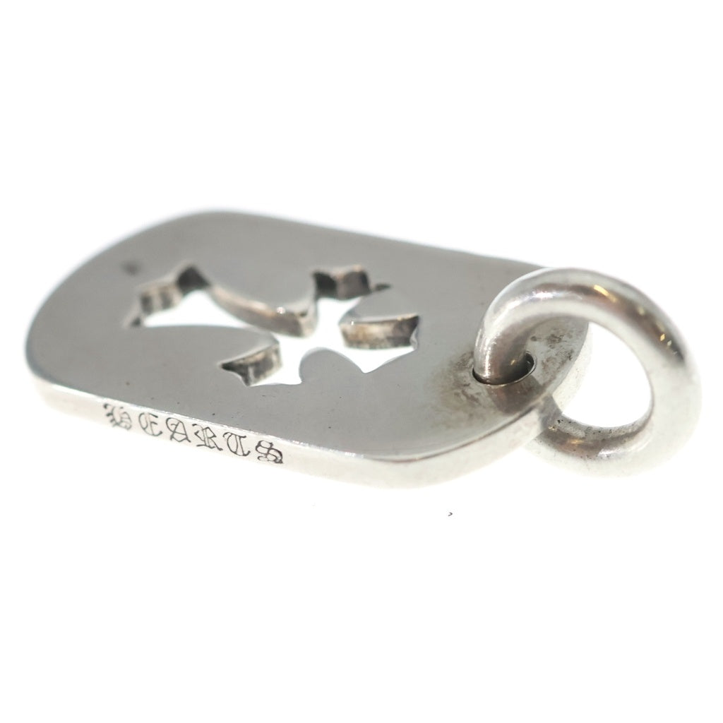 CHROME HEARTS(クロムハーツ) D TAG SML CO CRS カットアウトクロスドッグタグ スモール ペンダントトップ シルバー BCA242