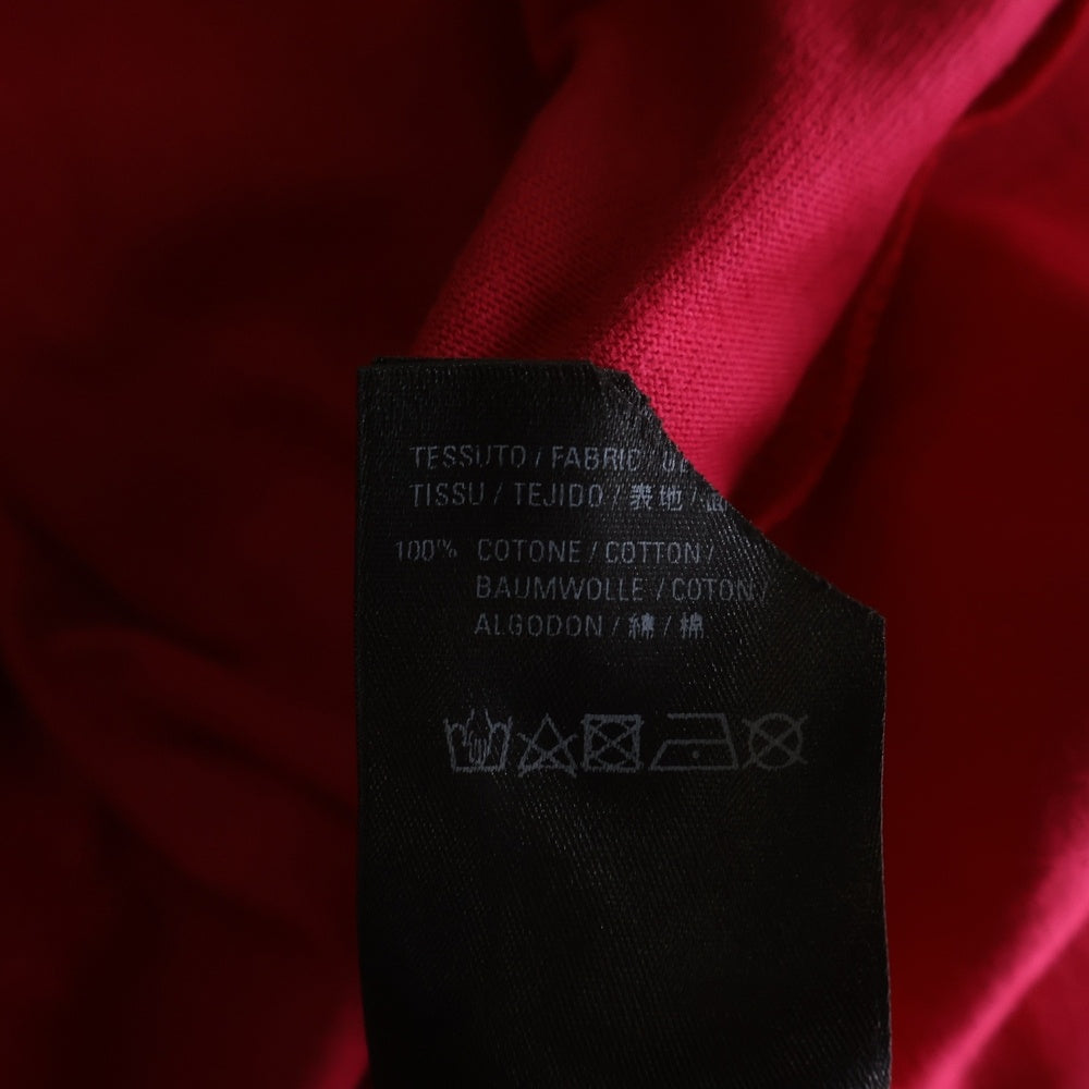 BALENCIAGA(バレンシアガ) 21SS Logo Here Flatground T-Shirt ロゴプリント 半袖Tシャツ ピンク 651795 TKV81