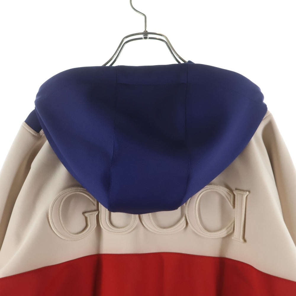 GUCCI(グッチ) Neoprene Half-Zip Webbed Jacket 706413 XJETH ハーフジップ ウェブジャケット マルチカラー