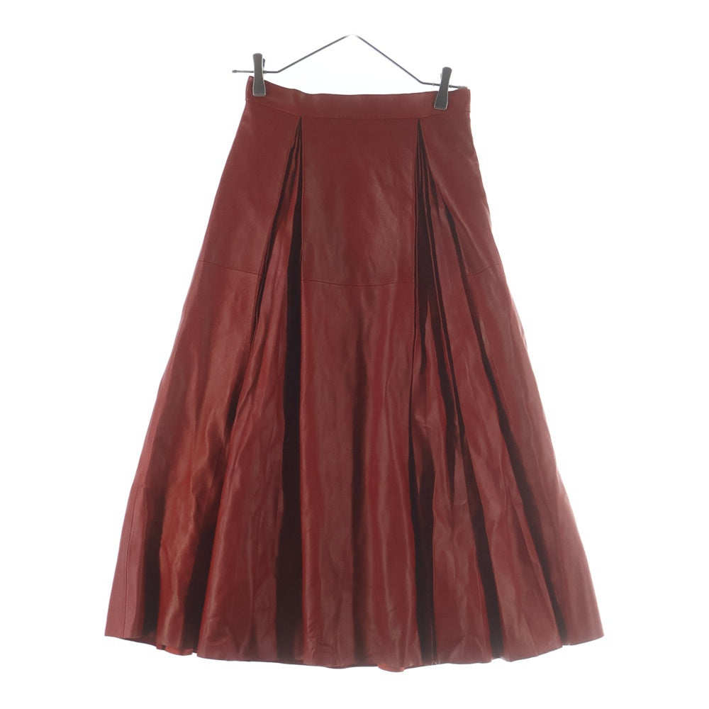 GUCCI(グッチ) Leather Skirt 662340 XN336 レザー スカート レディース レッド