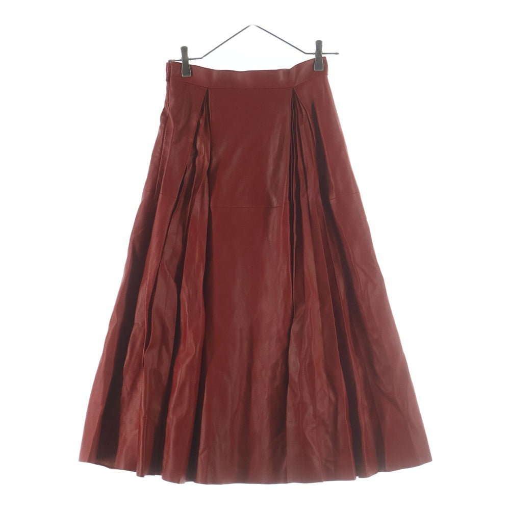 GUCCI(グッチ) Leather Skirt 662340 XN336 レザー スカート レディース レッド