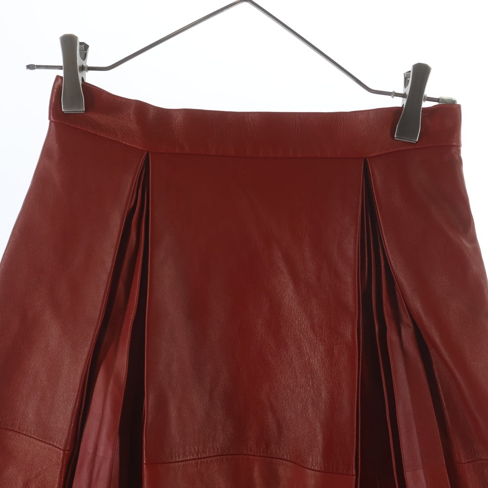 GUCCI(グッチ) Leather Skirt 662340 XN336 レザー スカート レディース レッド