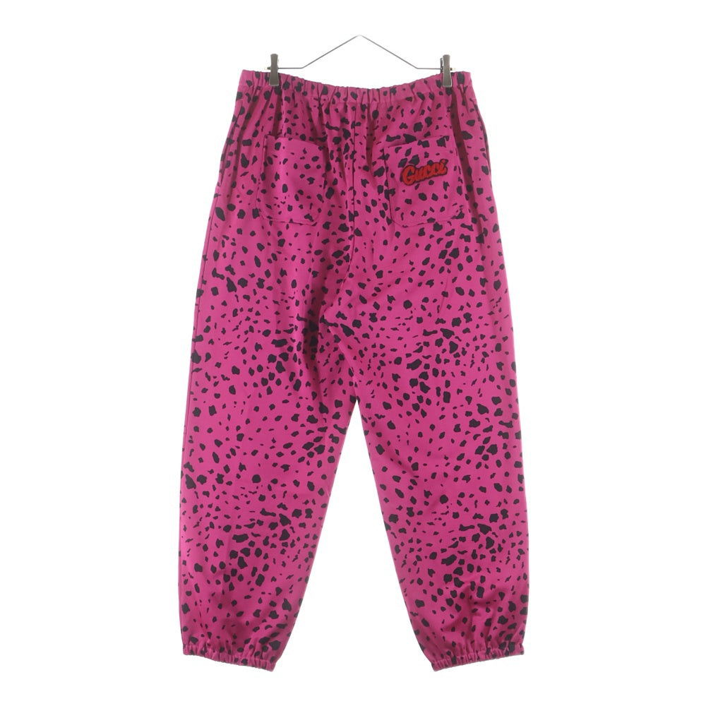 GUCCI(グッチ) ×MLB Animal Print Jersey Jogger 720051 XJE0Q アニマルプリント 総柄バックポケットロゴパンツ ピンク