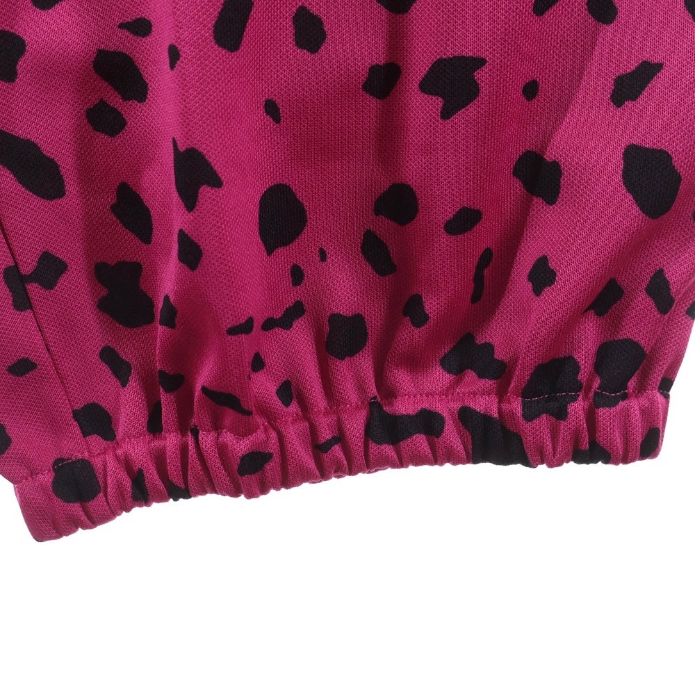 GUCCI(グッチ) ×MLB Animal Print Jersey Jogger 720051 XJE0Q アニマルプリント 総柄バックポケットロゴパンツ ピンク