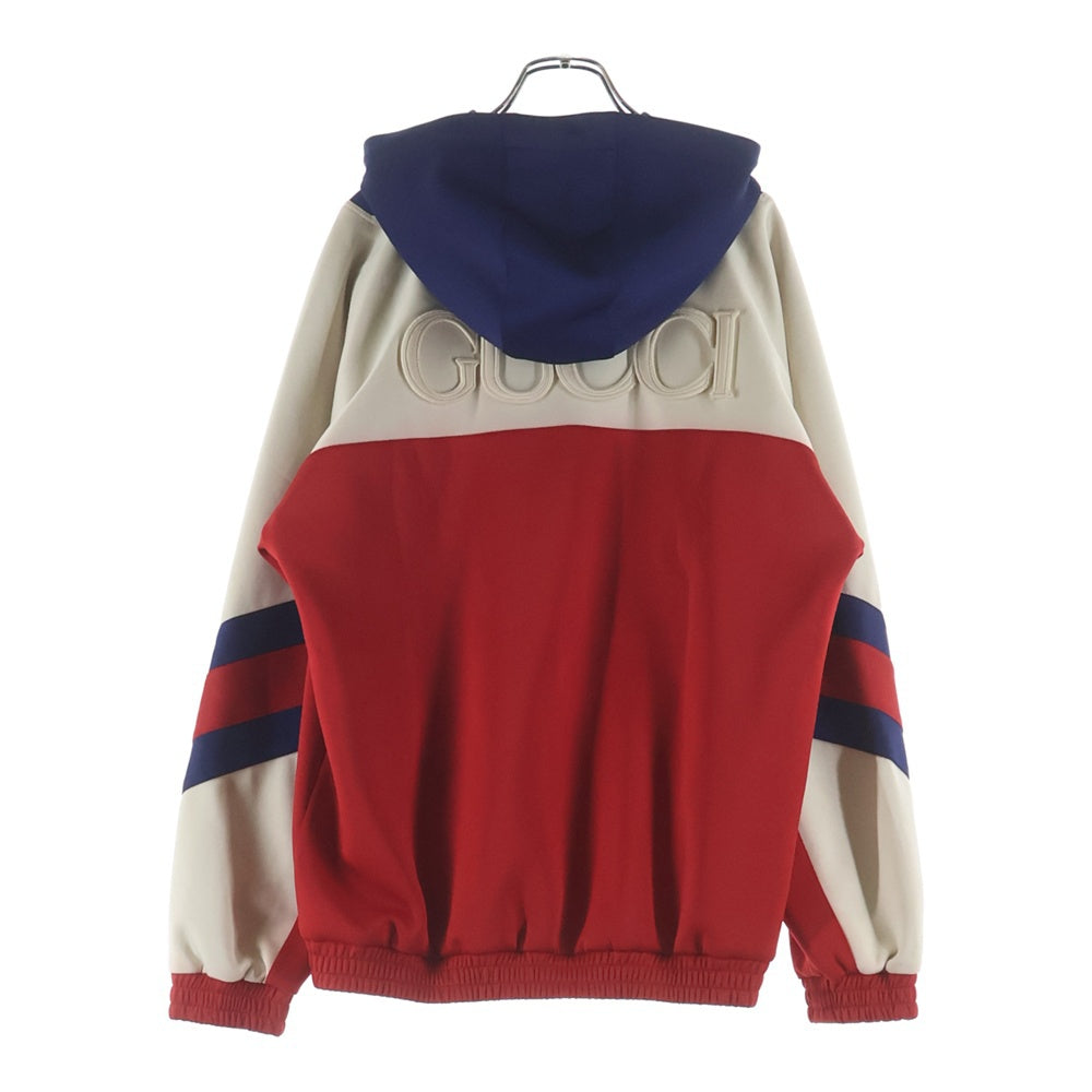 GUCCI(グッチ) Neoprene Half-Zip Webbed Jacket 706413 XJETH ハーフジップ ウェブジャケット マルチカラー