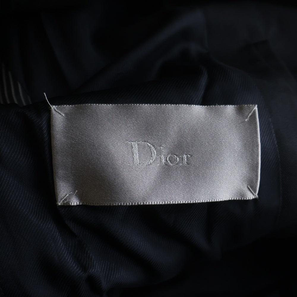 Dior HOMME(ディオールオム) 07SS エディ期 コットン ショートPコート ダブルブレスト ポリエステル エディスリマン ブラック 7E3130020124