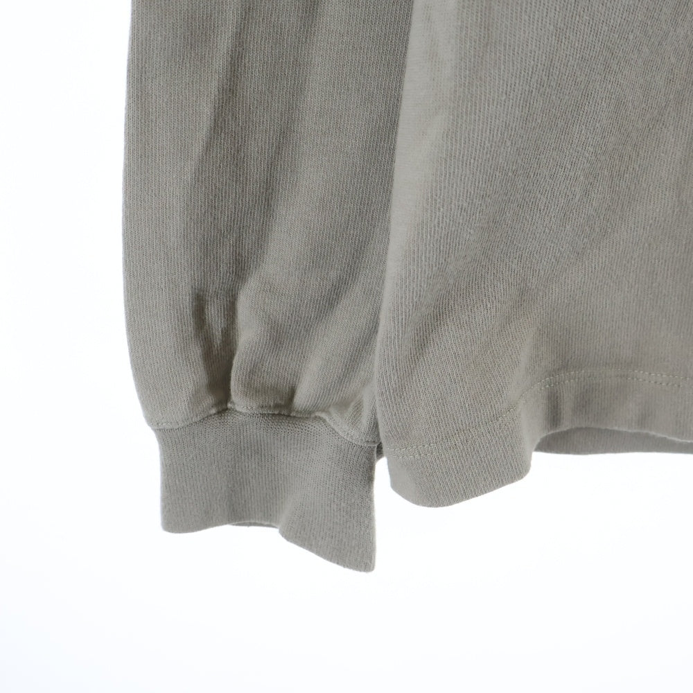 Rick Owens(リックオウエンス) 23AW LUXOR Crewneck Long Sleeve Tee クルーネック 長袖Tシャツ ロンT コットン グレー RU02C7277-BA