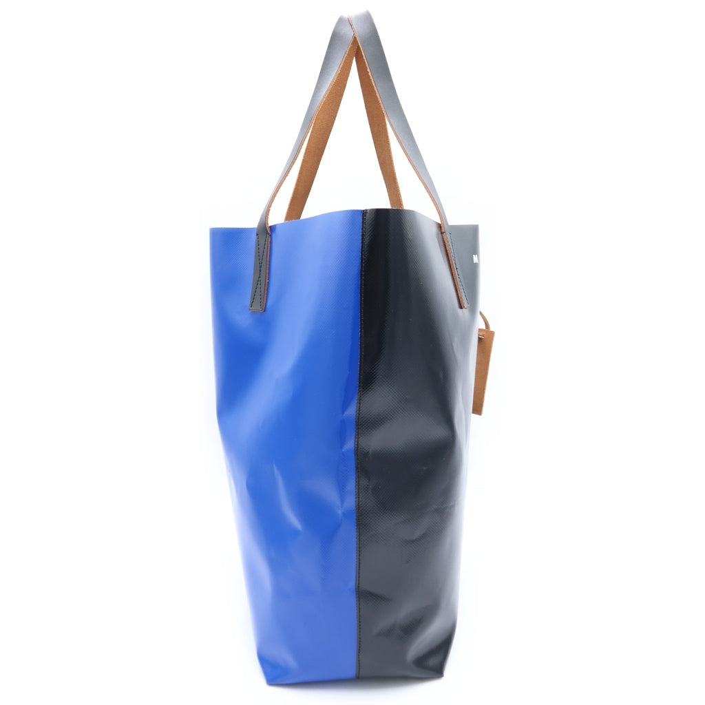 MARNI(マルニ) バイカラー ロゴトートバッグ ハンドバッグ PVC