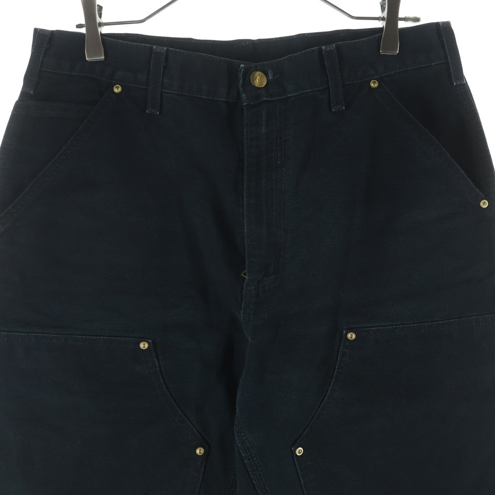 CARHARTT(カーハート) 90-00s USA製 Double Denim Pants ダブルニー デニム パンツ ブラック