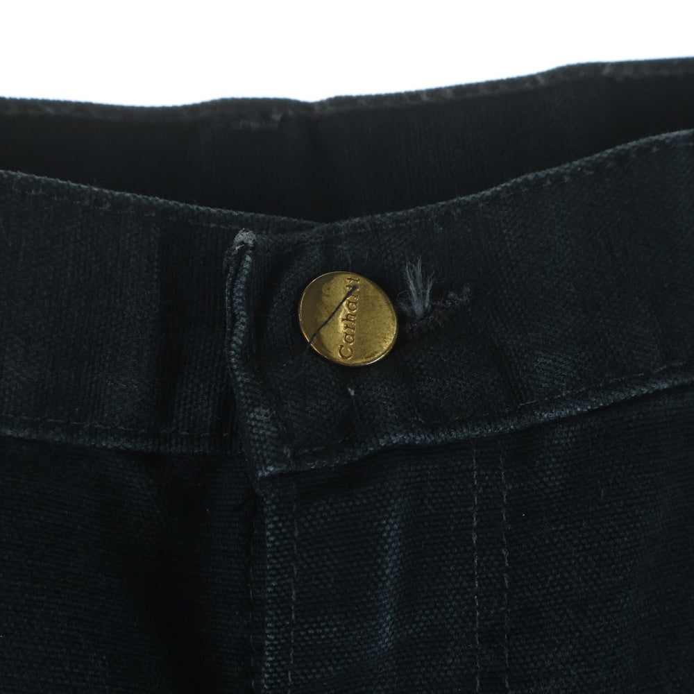 CARHARTT(カーハート) 90-00s USA製 Double Denim Pants ダブルニー デニム パンツ ブラック