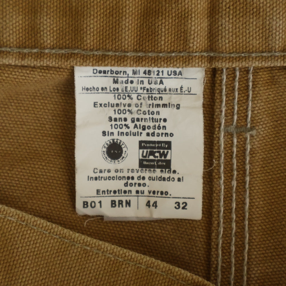 CARHARTT(カーハート) VINTAGE 00s ダブルニー ワークパンツ ダック地 USA製 ベージュ