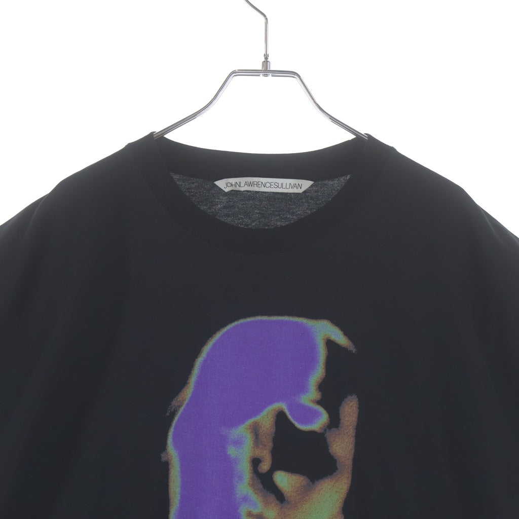 JOHN LAWRENCE SULLIVAN(ジョンローレンスサリバン) VOWWS GRAPHIC PRINT TEE ヴァウズ グラフィック プリント 半袖Tシャツ カットソー ブラック