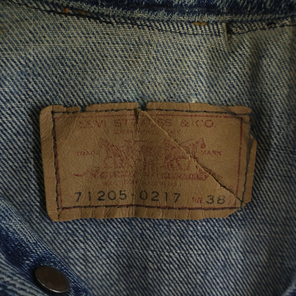 Levi's(リーバイス) 70s VINTAGE 4th 71205 ビッグE ボタン裏刻印526 デニムトラッカージャケット インディゴ