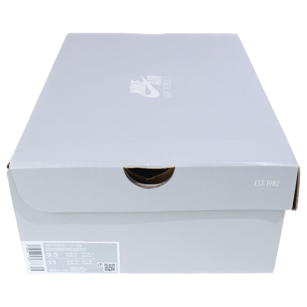 NIKE(ナイキ) AIR FORCE 1 '07 LV8 エア フォース ローカット スニーカー シューズ グレー/ブルーUS9.5/27.5cm IB6847-400