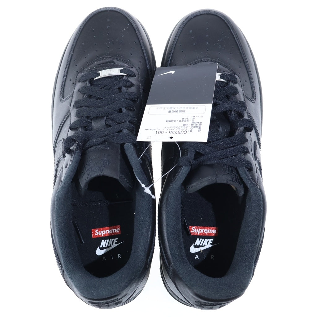 NIKE(ナイキ) ×SUPREME AIR FORCE 1 LOW シュプリーム エアフォース 1 ローカットスニーカー ブラック US9/27]cm CU9225-001