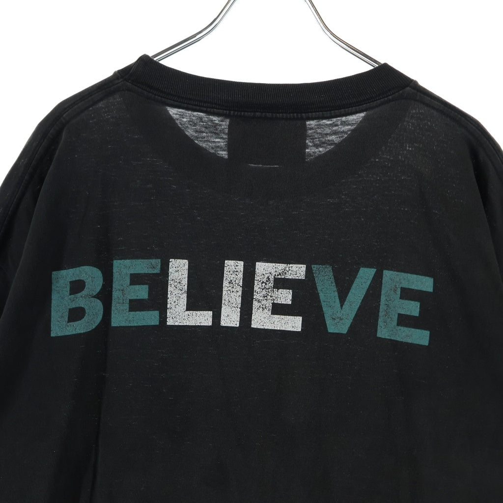 VINTAGE(ヴィンテージ) 90s MARILYN MANSON BELIEVE マリリンマンソン ビリーブ バンド マンソンタグ 半袖Tシャツ カットソー ブラック