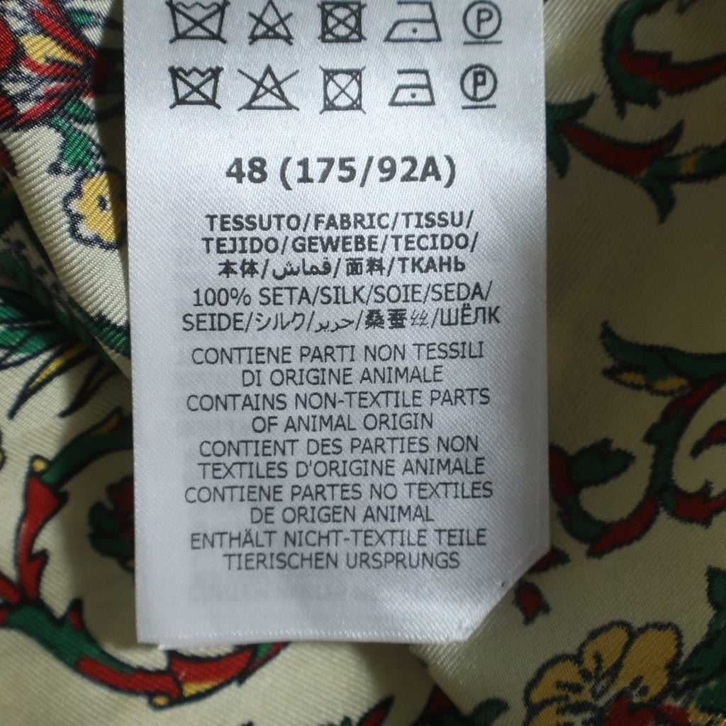 GUCCI(グッチ) GUCCI SEATS SS SHIRTS 676347 総柄開襟半袖シャツ マルチカラー