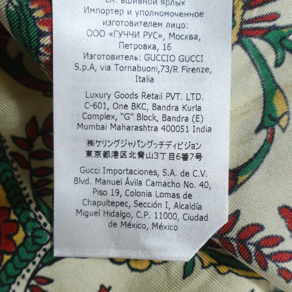 GUCCI(グッチ) GUCCI SEATS SS SHIRTS 676347 総柄開襟半袖シャツ マルチカラー