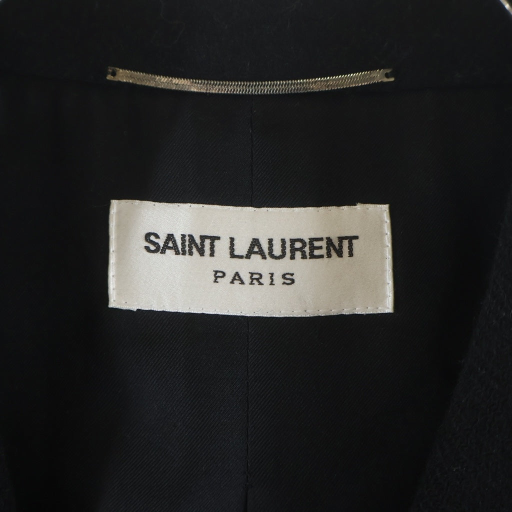 SAINT LAURENT PARIS(サンローランパリ) Double-Breasted Jacket メタルボタン 6Bダブルブレストコート 707006 Y2F64