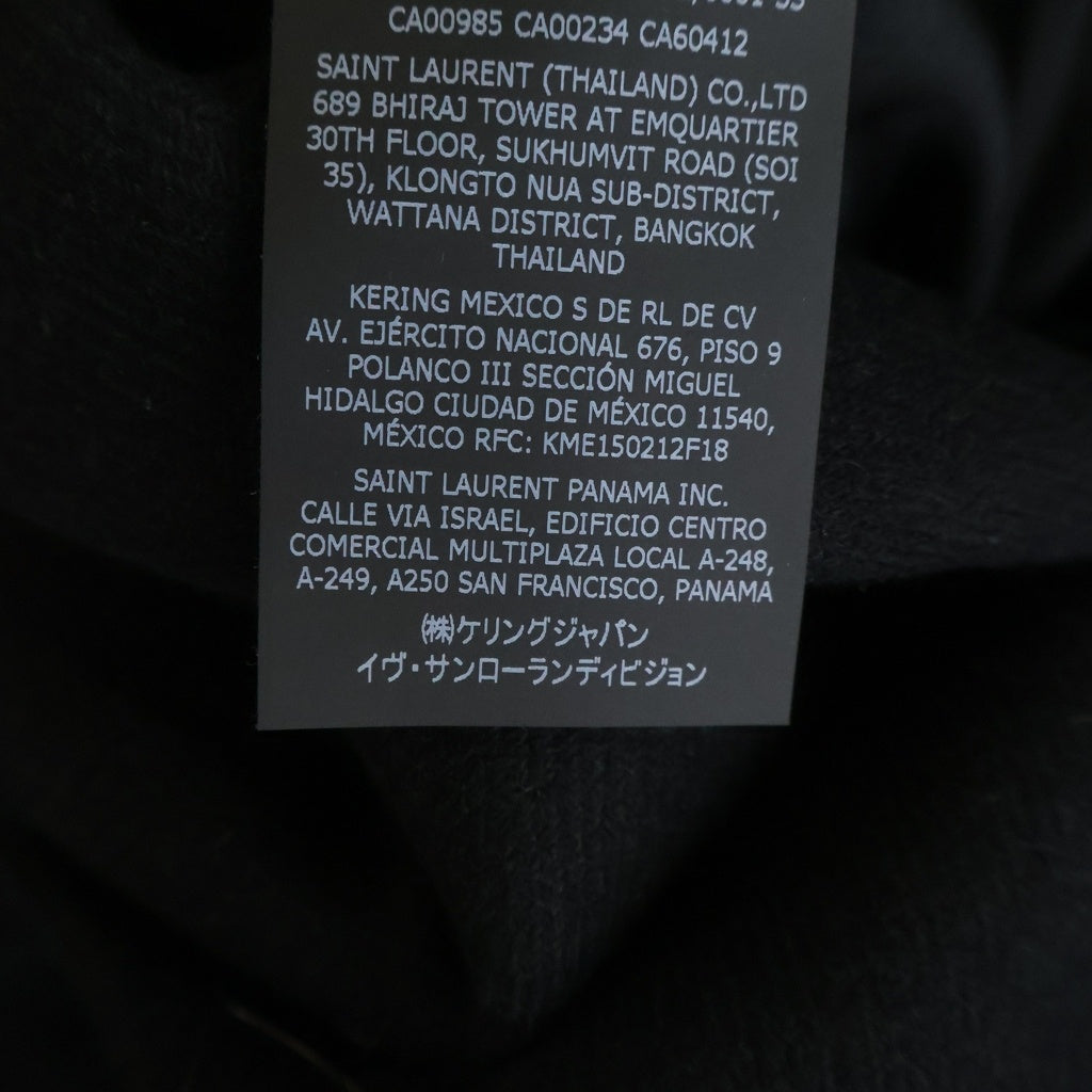 SAINT LAURENT PARIS(サンローランパリ) Double-Breasted Jacket メタルボタン 6Bダブルブレストコート 707006 Y2F64