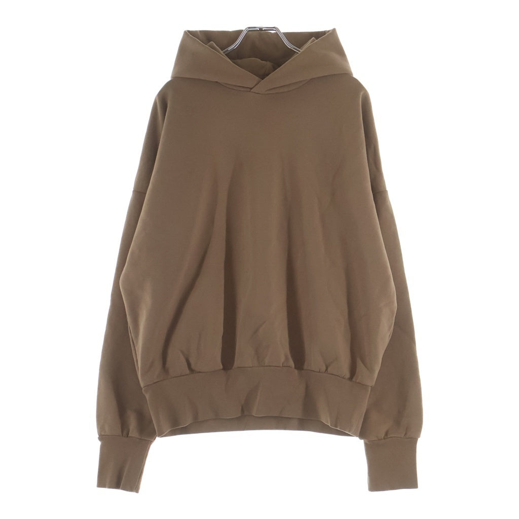 FEAR OF GOD(フィアオブゴッド) HOODIE ラバーロゴ プルオーバースウェットパーカー フーディー ベージュ