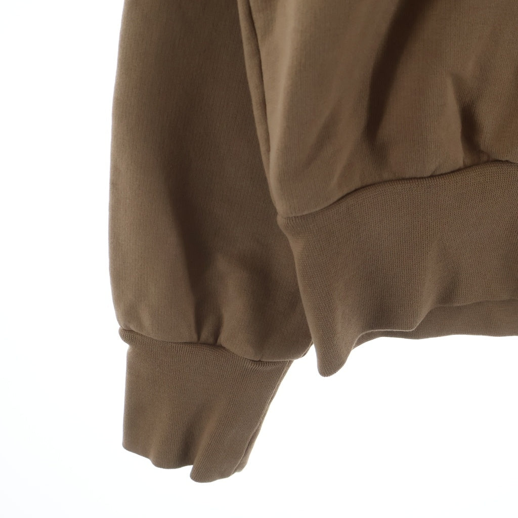FEAR OF GOD(フィアオブゴッド) HOODIE ラバーロゴ プルオーバースウェットパーカー フーディー ベージュ