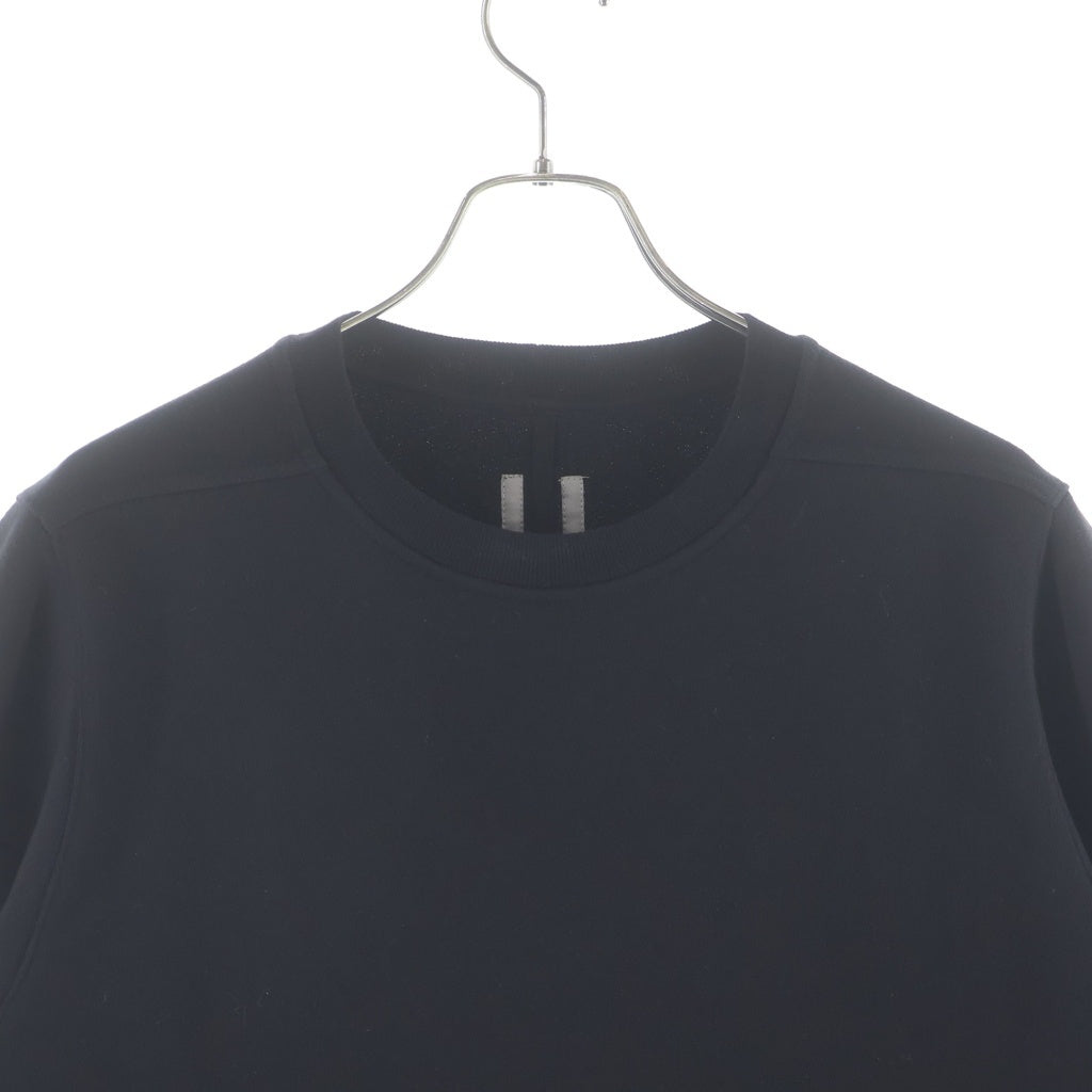 Rick Owens(リックオウエンス) 25SS SHORT CREWNECK LS T クルーネック スウェット トレーナー ブラック