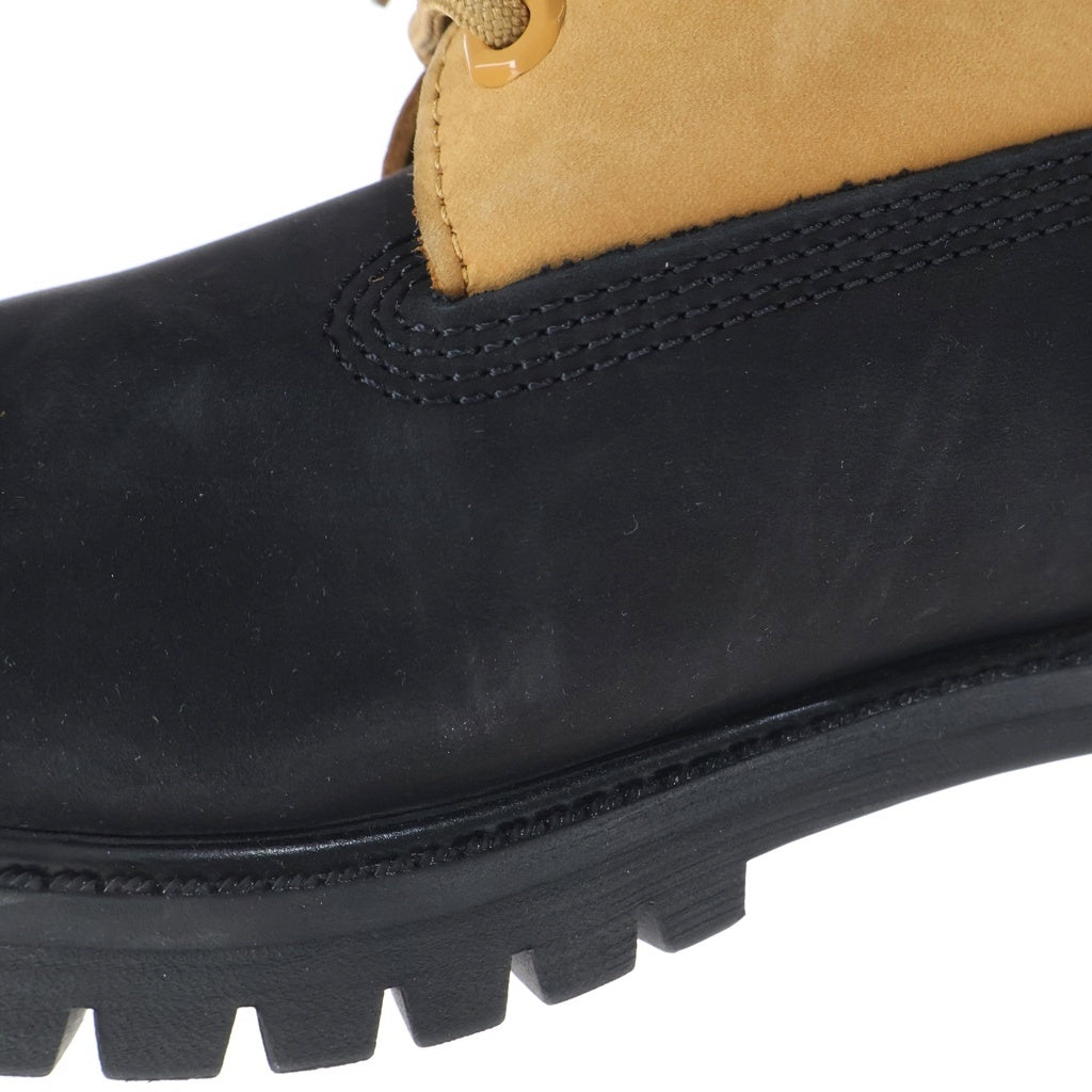 Timberland(ティンバーランド) 6インチ プレミアム ウォータープルーフ ハイカット ブーツ ブラック/キャメル