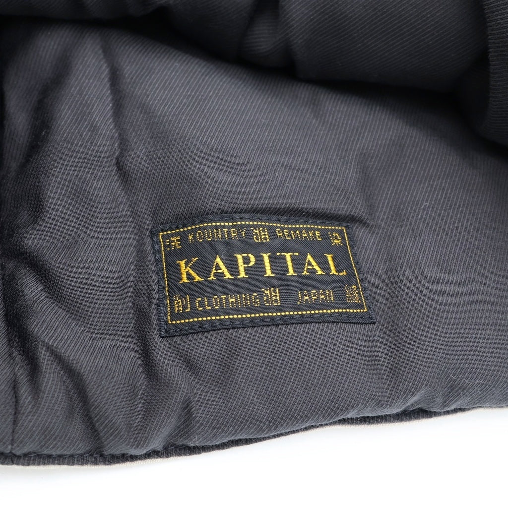 KAPITAL(キャピタル) satin western balaclava 帽子 ベージュ