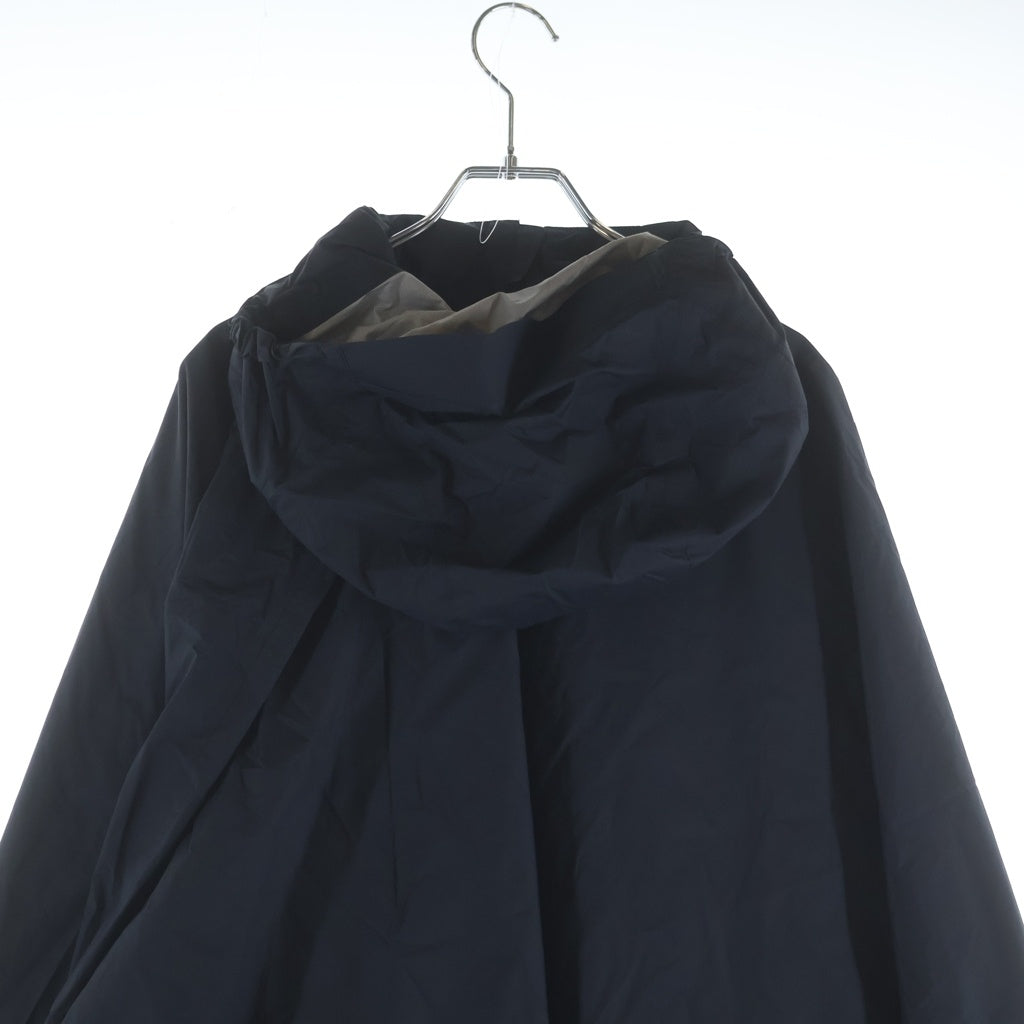 THE NORTH FACE(ザノースフェイス) ×HYKE 19SS SLANTING PONCHO ハイク ポンチョ フーテッドコート プルオーバー ブラック NP194HY