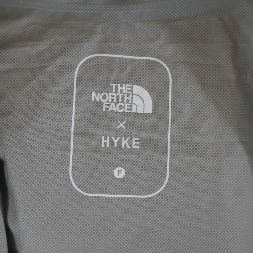 THE NORTH FACE(ザノースフェイス) ×HYKE 19SS SLANTING PONCHO ハイク ポンチョ フーテッドコート プルオーバー ブラック NP194HY