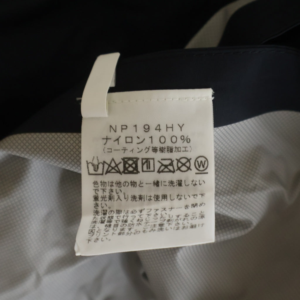 THE NORTH FACE(ザノースフェイス) ×HYKE 19SS SLANTING PONCHO ハイク ポンチョ フーテッドコート プルオーバー ブラック NP194HY