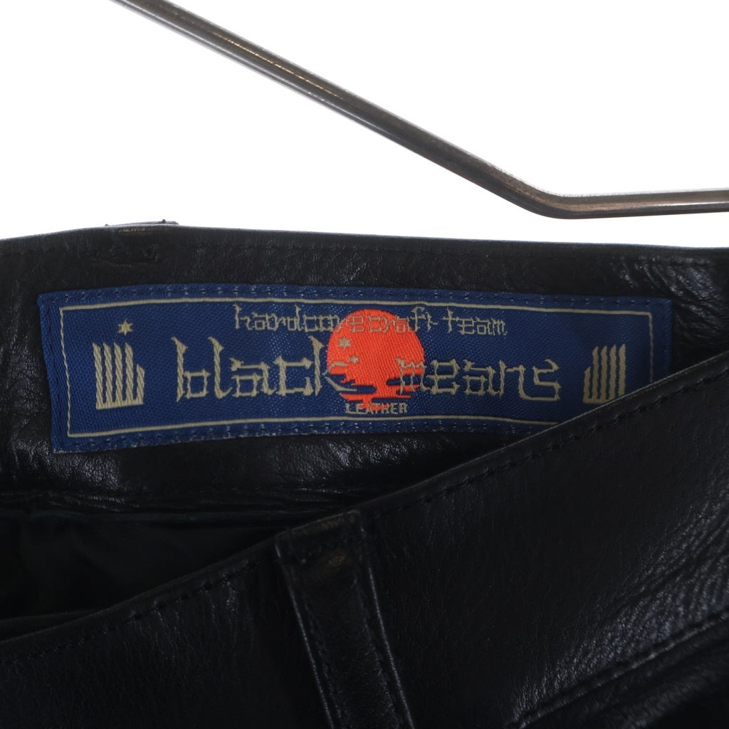 BLACK MEANS(ブラックミーンズ) × LABRAT Leather Pants ラブレット カウレザー パンツ ブラック