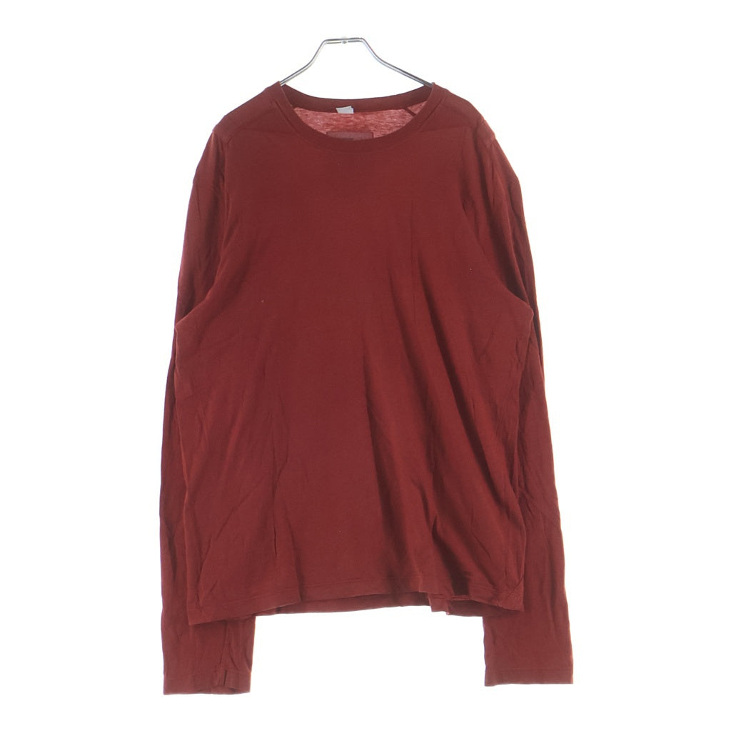 hussein chalayan(フセインチャラヤン) 04SS バックデザイン長袖Tシャツ カットソー ロンT イタリア製 レッド