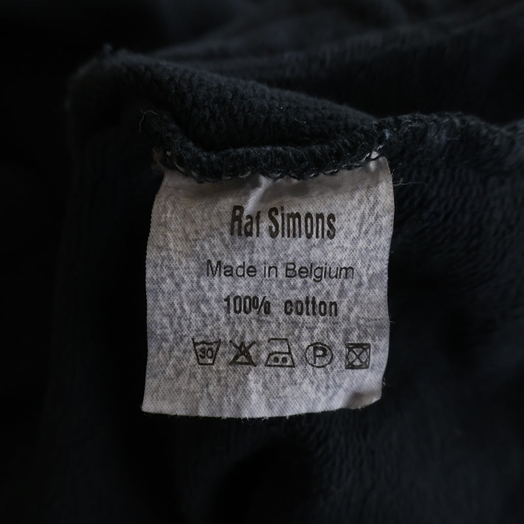 RAF SIMONS(ラフシモンズ) 02AW Virginia Creeper期 Roots Hoodie ヴァージニアクリーパー ルーツフーディー パーカー 両面プリント ブラック