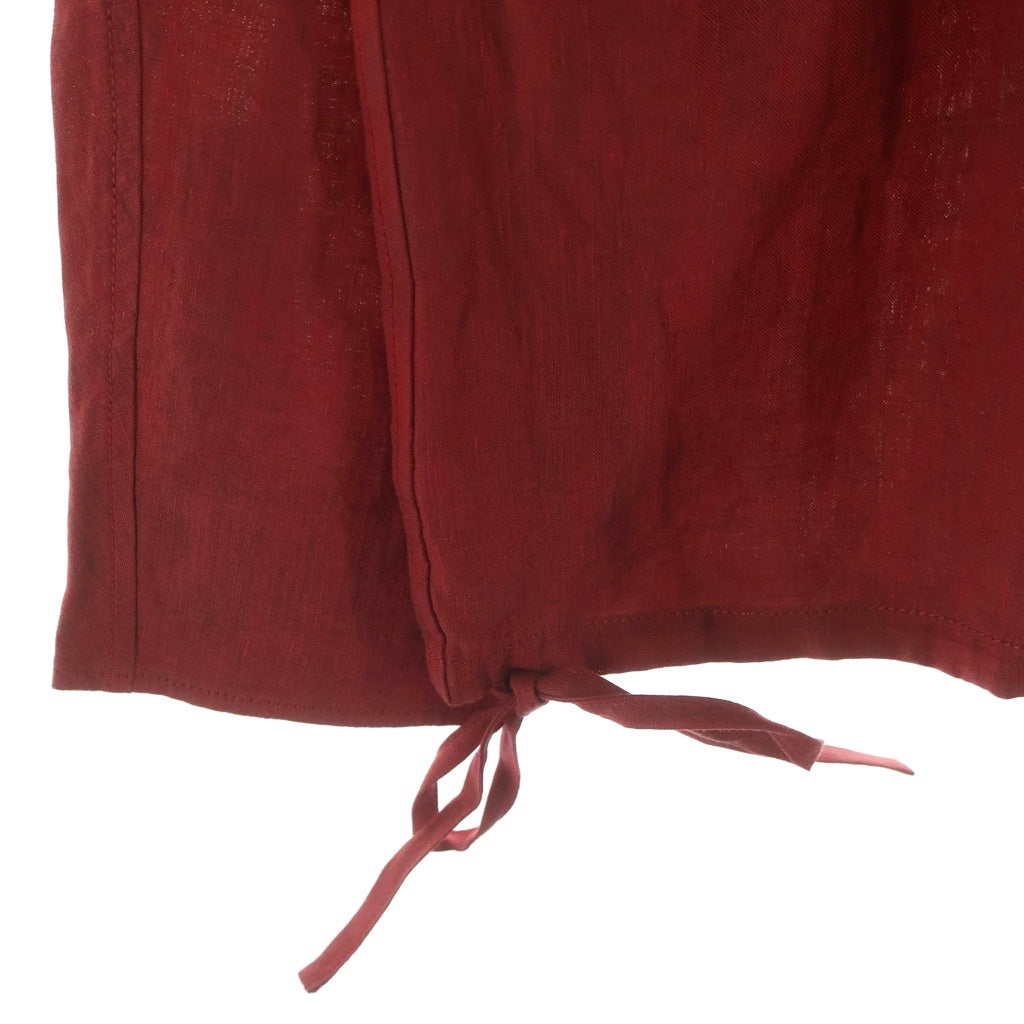 Berluti(ベルルッティ) リネンシャツ 長袖シャツ レッド