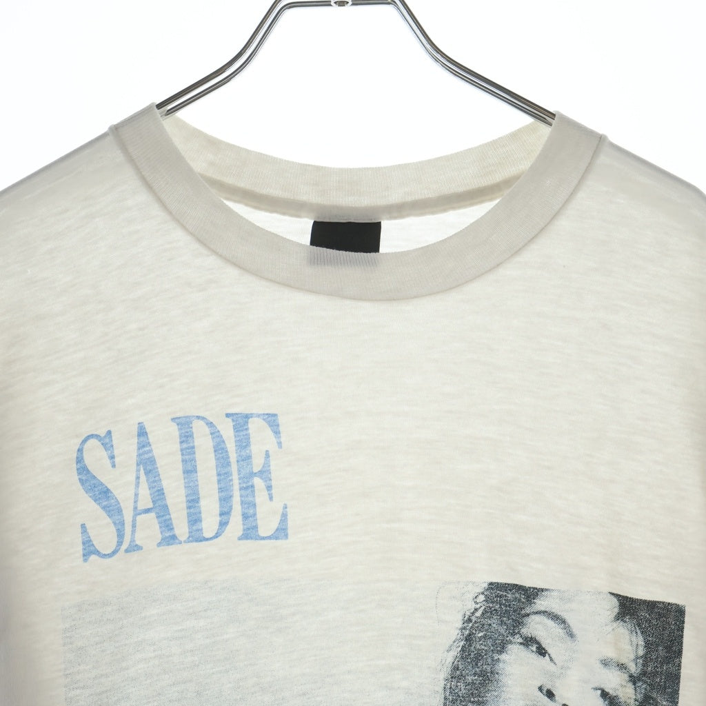 VINTAGE(ヴィンテージ) 80s SADE DIAMOND LIFE シャーデー ダイアモンドライフ 半袖プリントTシャツ カットソー ホワイト