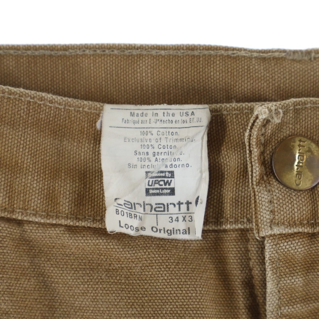 CARHARTT(カーハート) 90-00s Original Fit Double Knee Pant ダックペインター ダブルニー デニム パンツ ブラウン