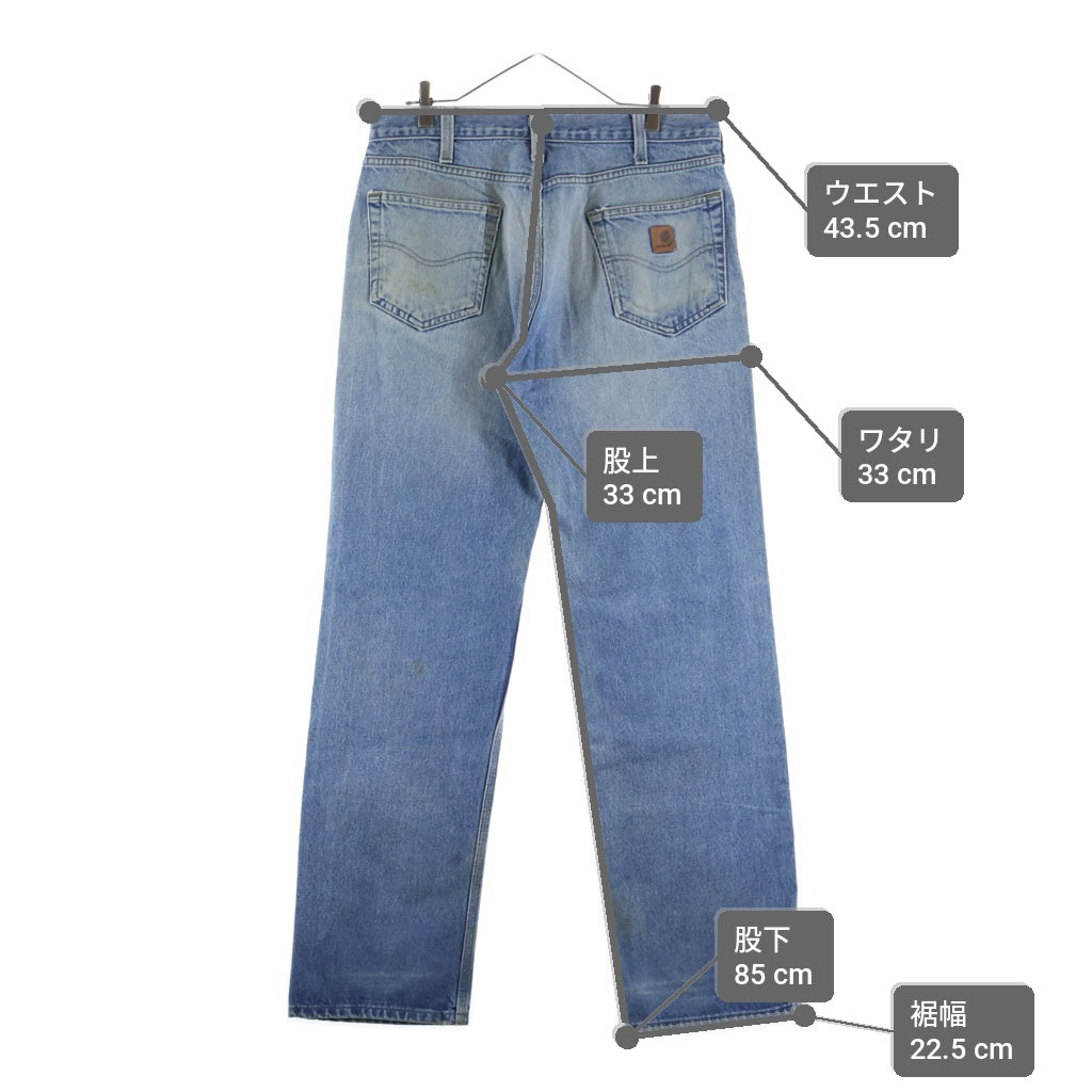 CARHARTT(カーハート) 90-00s Relaxed Fit Pant ダック デニム パンツ インディゴ