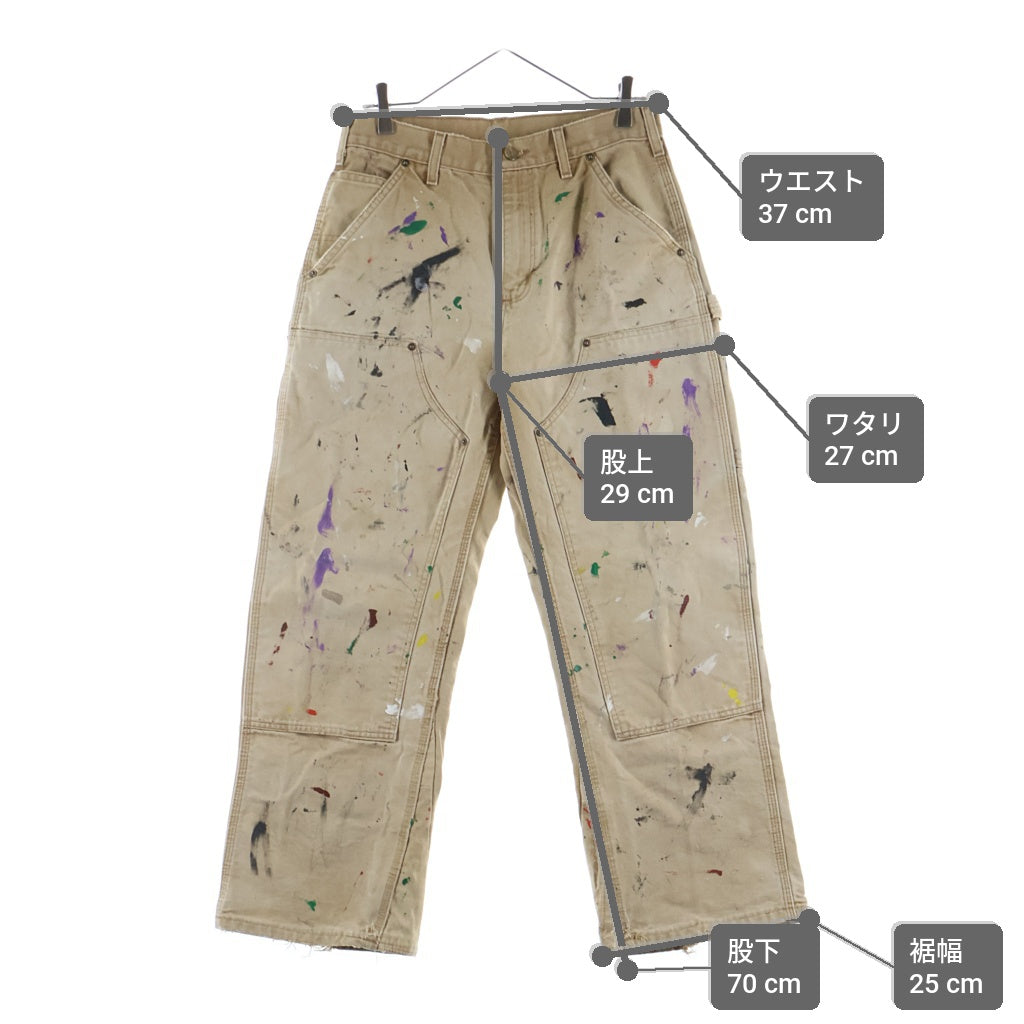 CARHARTT(カーハート) 90-00s Loose Original Double Knee Pant ダックペインター ダブルニー デニム パンツ ブラウン