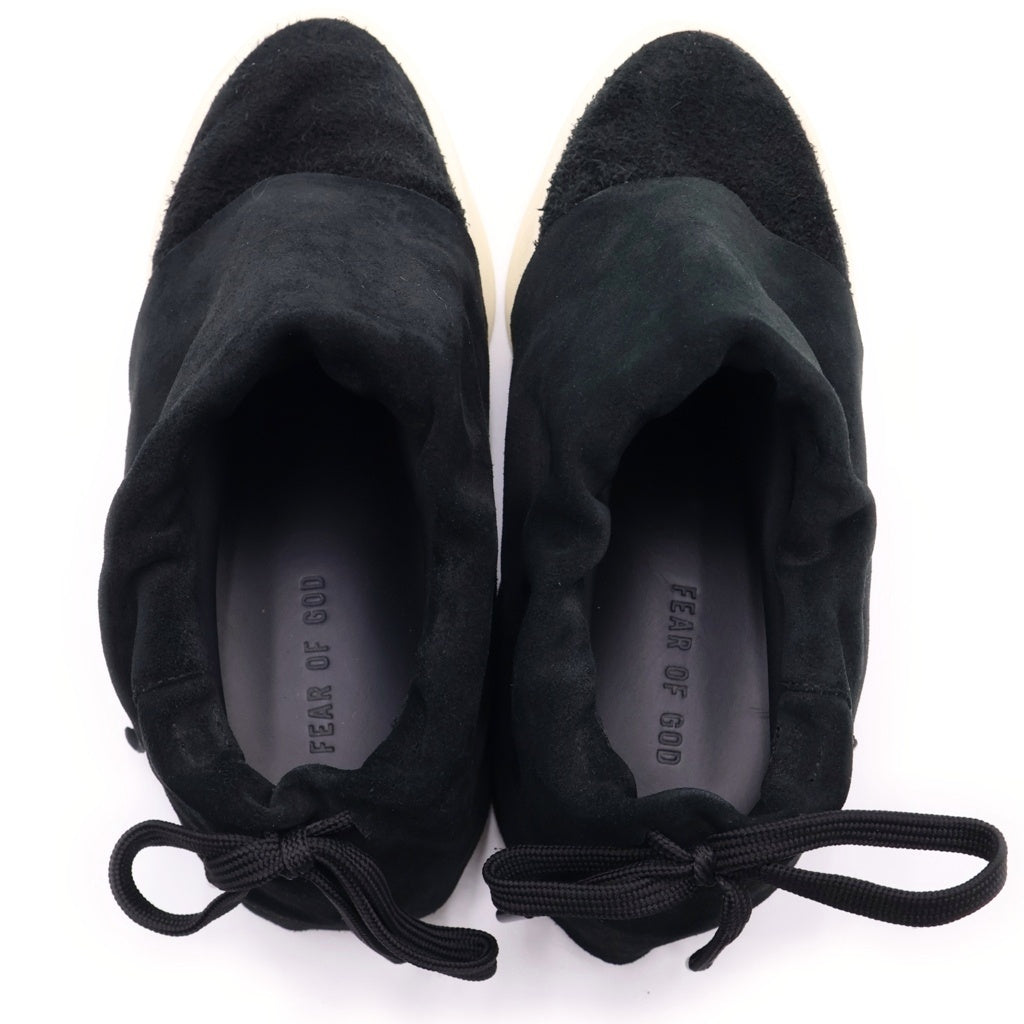 FEAR OF GOD(フィアオブゴッド) Moc Low モックロー スエード スニーカー ローカット シューズ ブラック×ホワイト FG880-135SUE-BLK