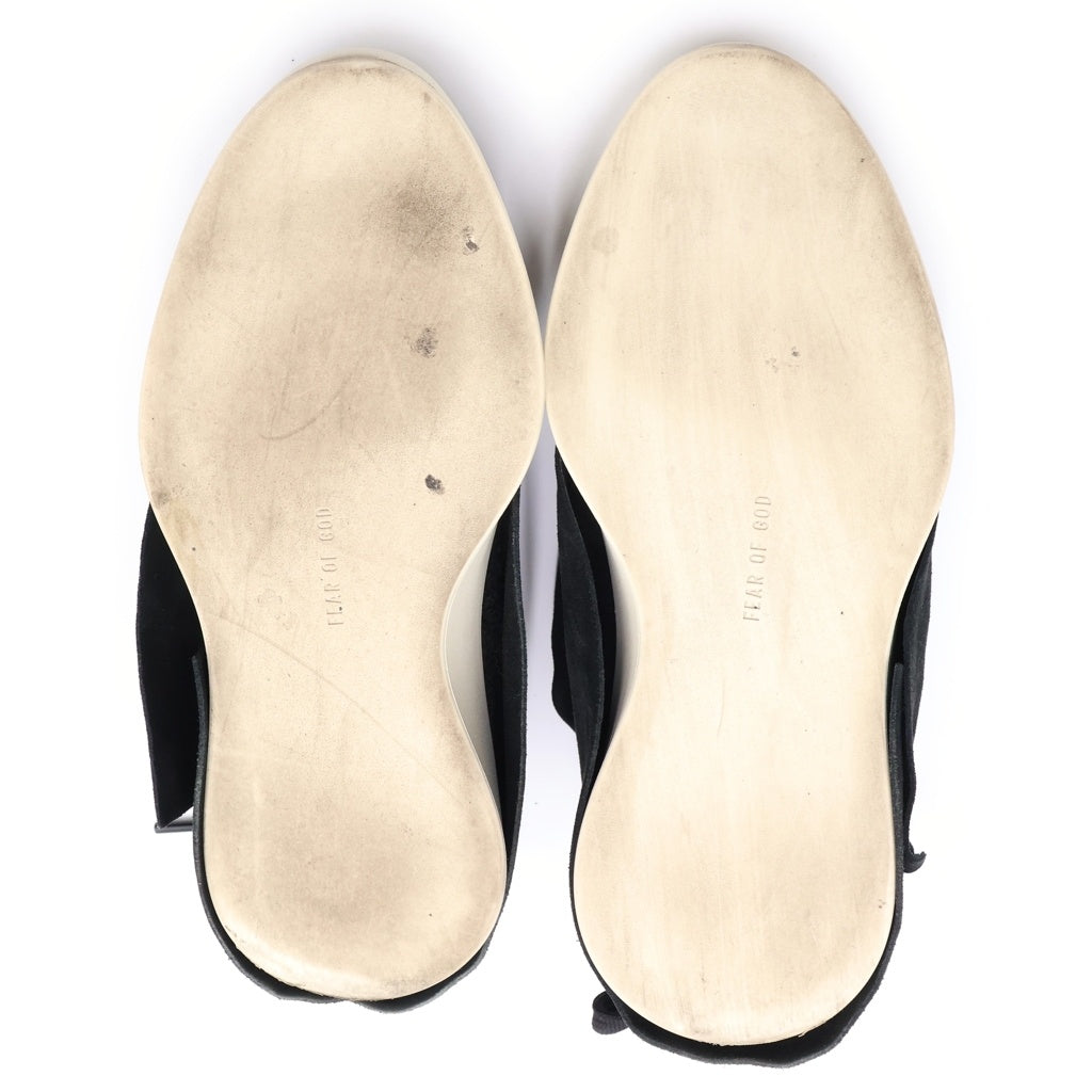 FEAR OF GOD(フィアオブゴッド) Moc Low モックロー スエード スニーカー ローカット シューズ ブラック×ホワイト FG880-135SUE-BLK