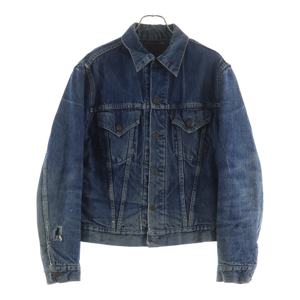 Levi's(リーバイス) 60s VINTAGE 559XX 3rd BIGE ヴィンテージ 最初期 ボタン裏刻印17 両面タブ 均等V ブランケット付き トラッカーデニムジャケット インディゴ