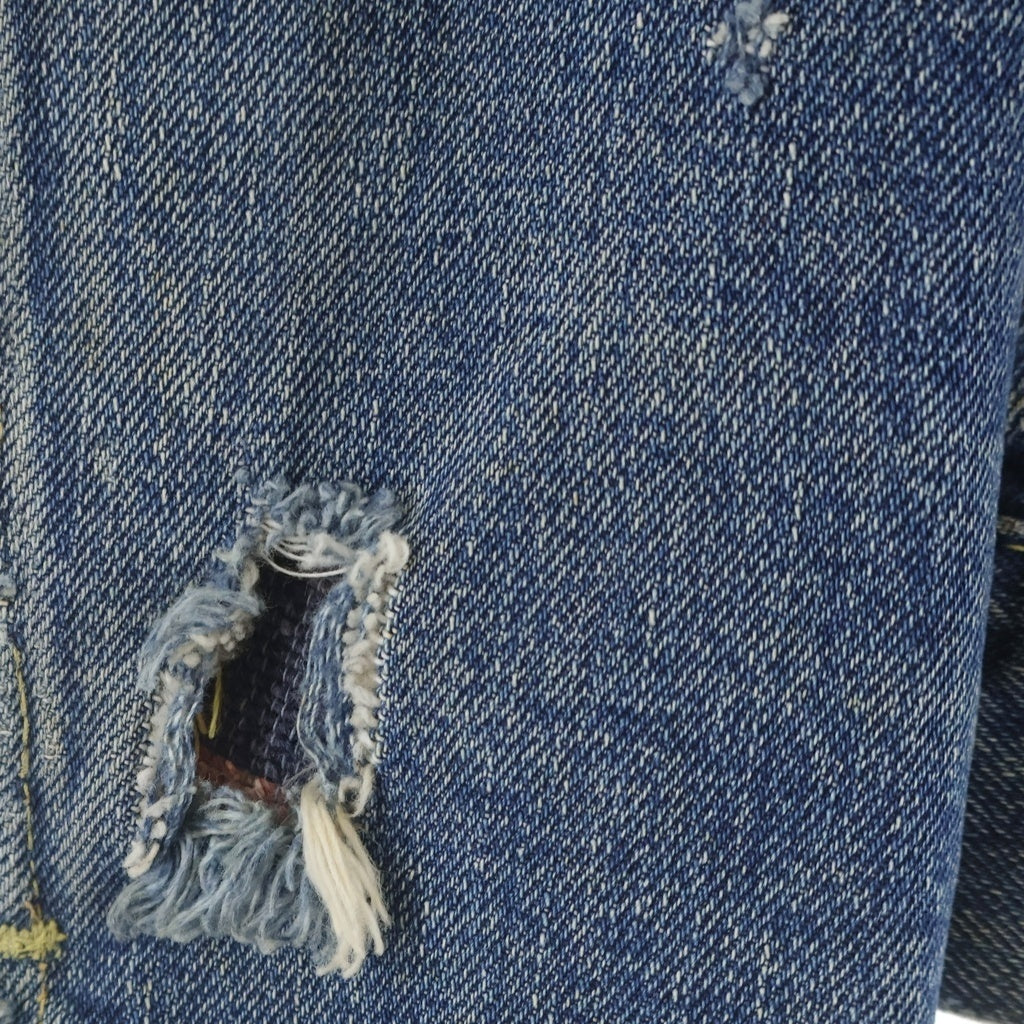 Levi's(リーバイス) 60s VINTAGE 559XX 3rd BIGE ヴィンテージ 最初期 ボタン裏刻印17 両面タブ 均等V ブランケット付き トラッカーデニムジャケット インディゴ