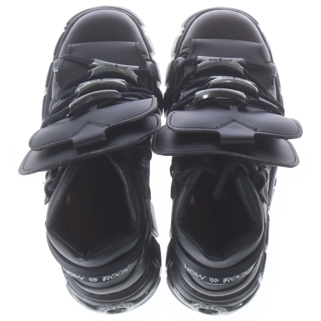 NEW ROCK(ニューロック) Platform Sneaker プラットフォーム スニーカー ブーツ 厚底 ブラック