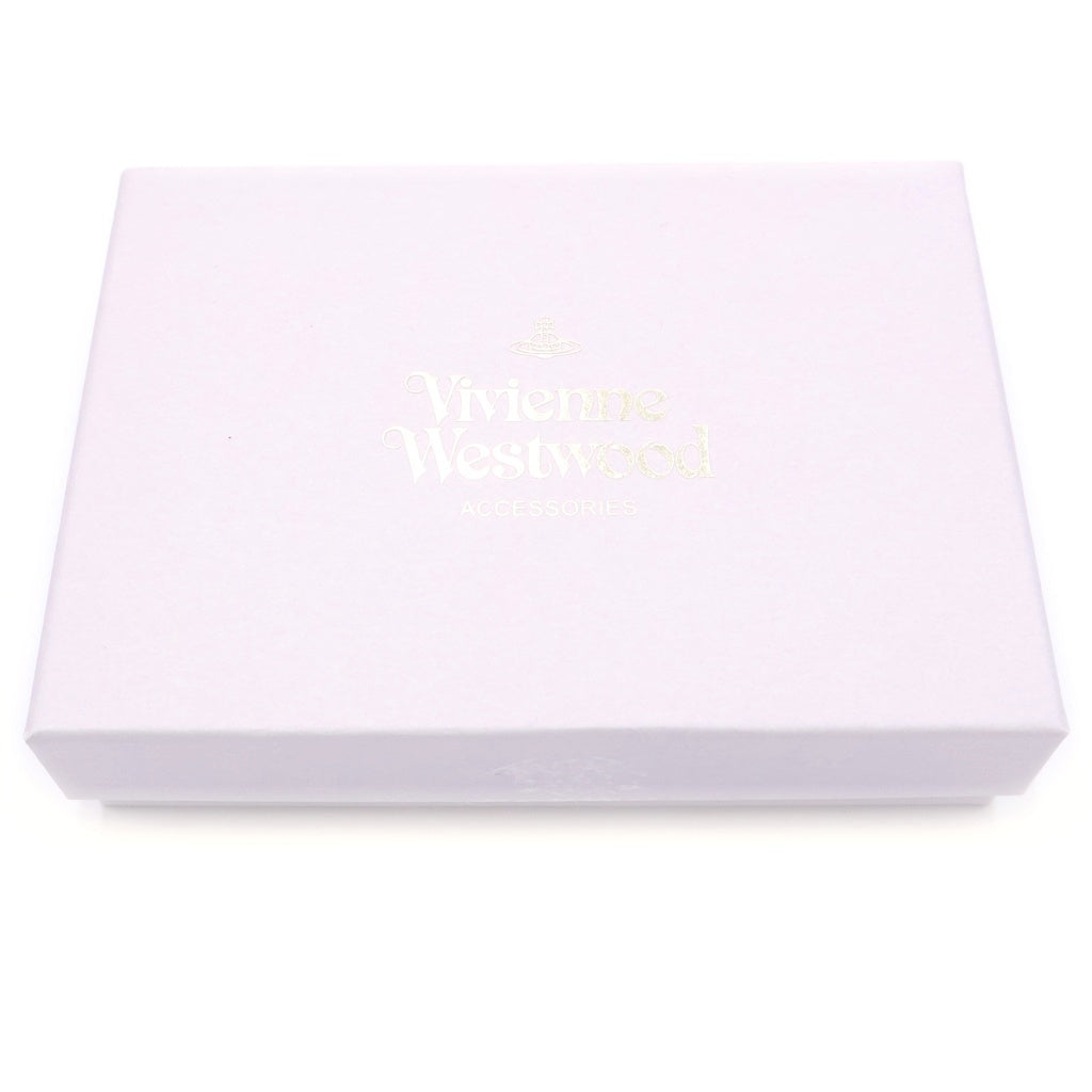 Vivienne Westwood(ヴィヴィアンウエストウッド) 折り畳み財布 ブラック レザー パスケース