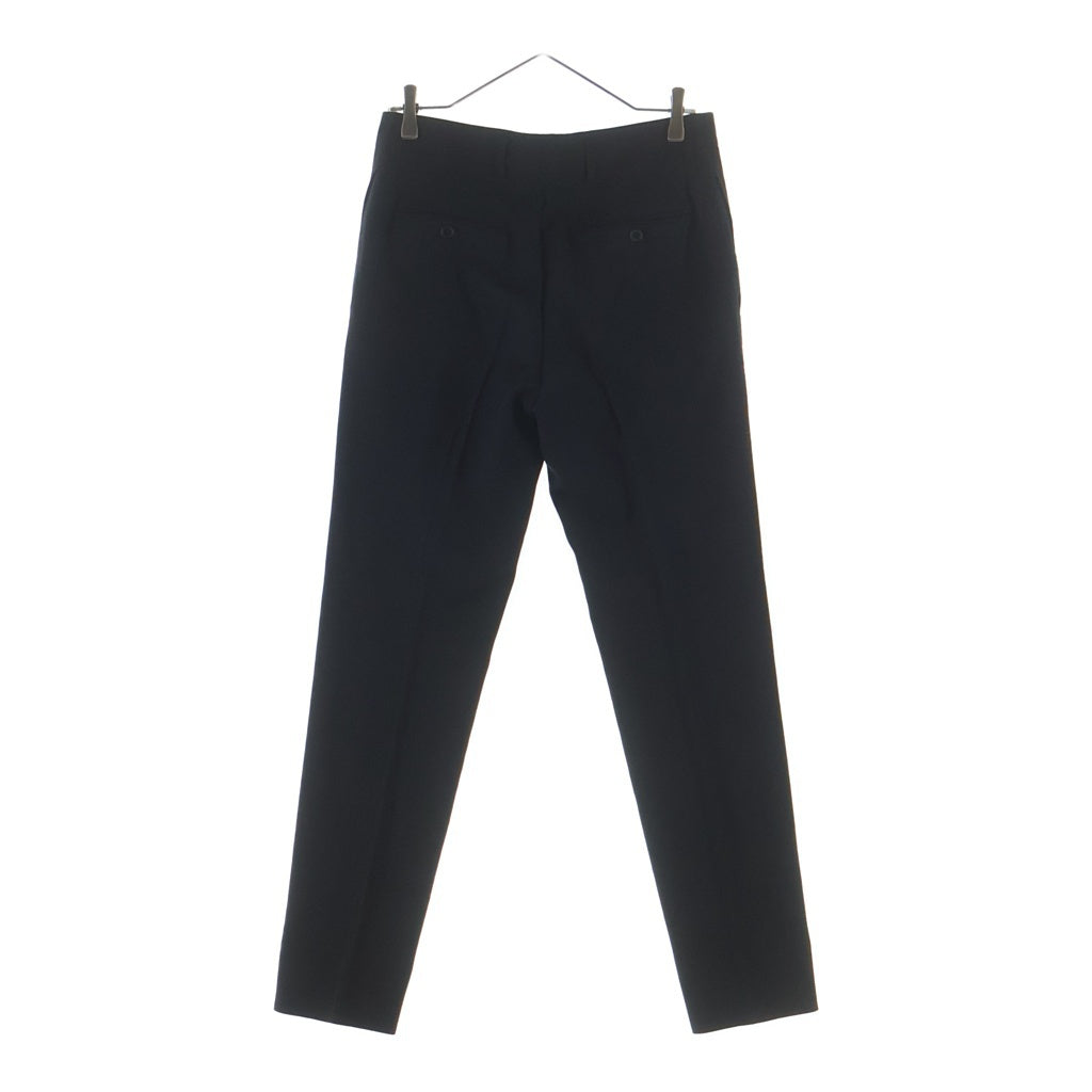 SAINT LAURENT PARIS(サンローランパリ) 18AW ウールサージ スラックスパンツ ブラック 509486 Y404W