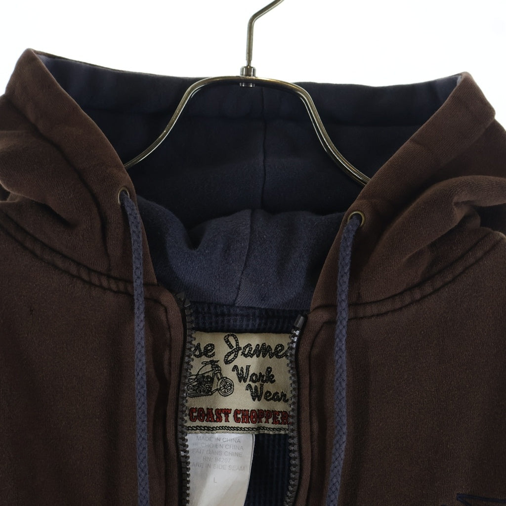 VINTAGE(ヴィンテージ) 90s WEST COAST CHOPPERS THEMAL ZIPUP HOODIE VINTAGE(ヴィンテージ) 90s WEST COAST CHOPPERS THEMAL ZIPUP HOODIE